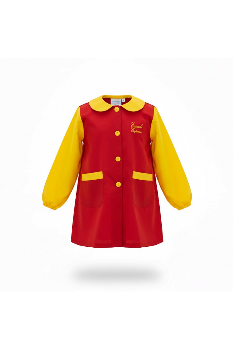 DELANTAL ROJO/AMARILLO MUJER ESPAÑA