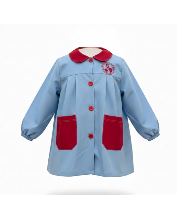 DELANTAL GRIS/ROJO BERNARDO O'HIGGINS NATALES