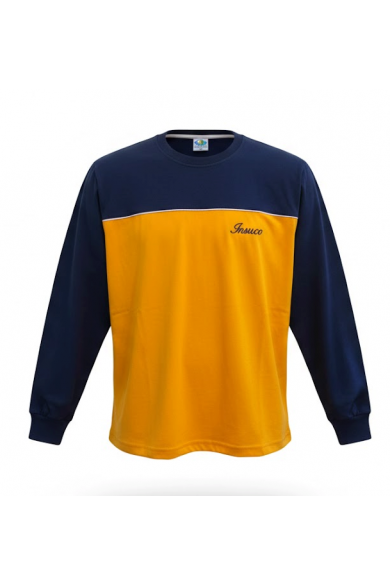 POLERA AMARILLO/AZUL ML POLO MUJER INSUCO