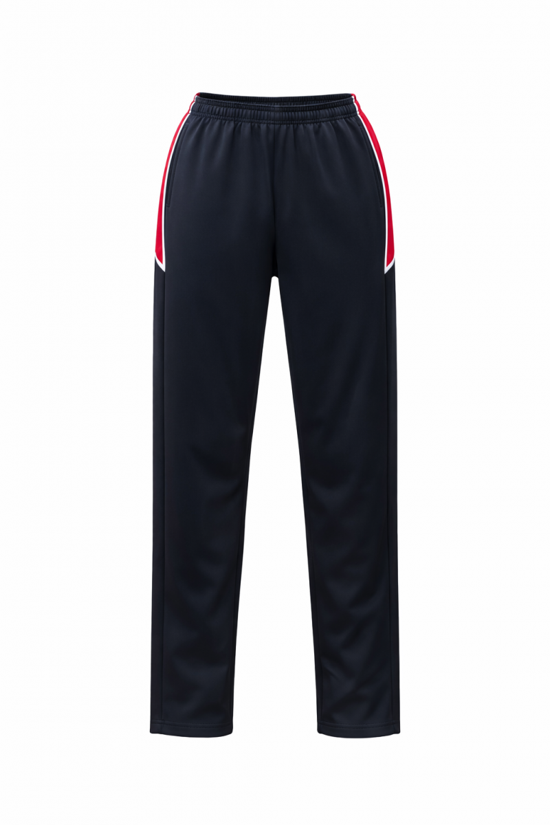 PANTALÓN BUZO CRUZ DEL SUR UNISEX AZUL/ROJO