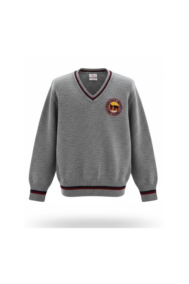 SWEATER GRIS V ML P.P.LEMAITRE