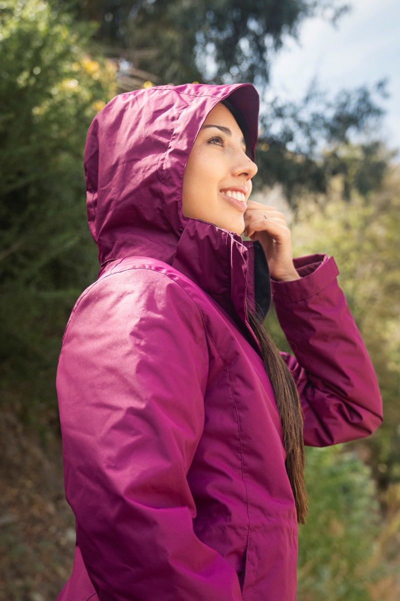 PARKA 3 EN 1 SKOLLEN MUJER NIRE MORADO