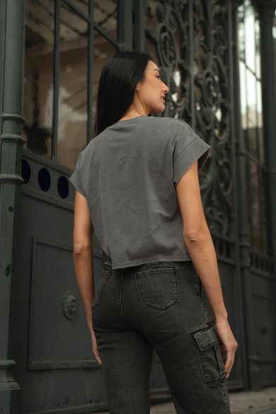 POLERA ARYA MUJER LAURENUE GRIS