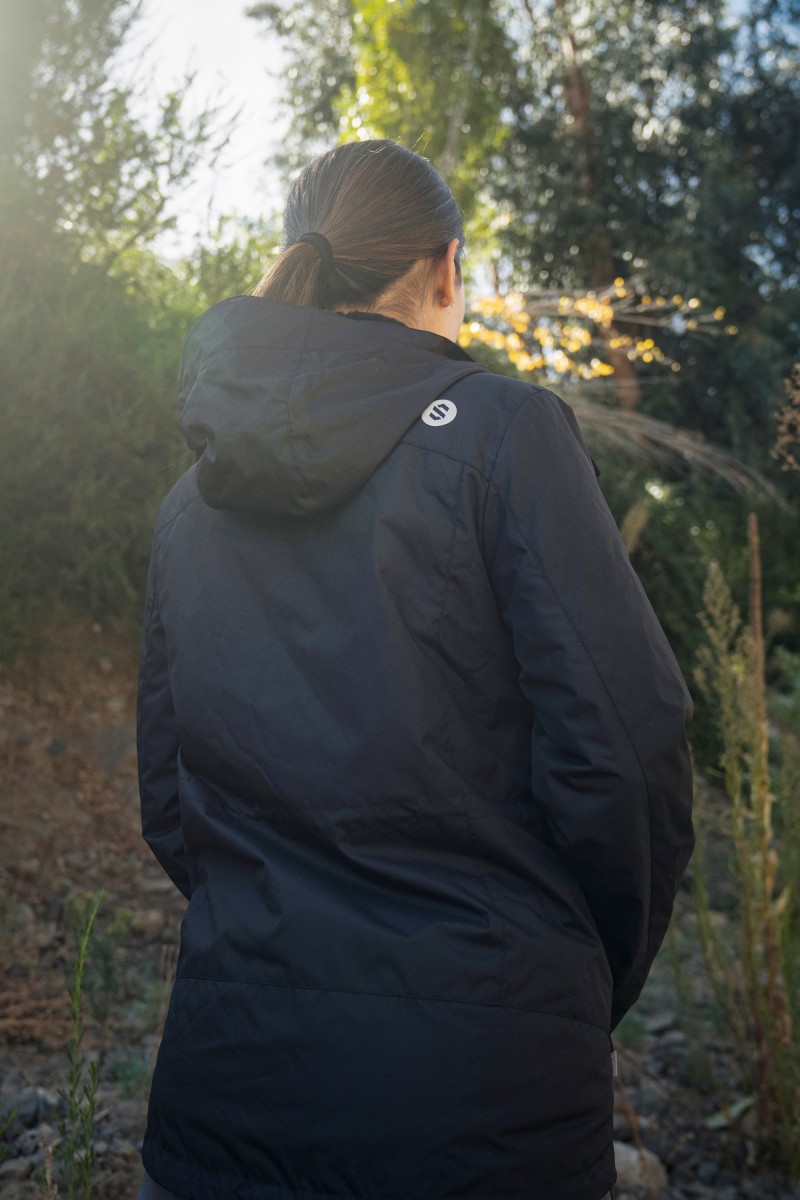 PARKA 3 EN 1 SKOLLEN MUJER NIRE NEGRO