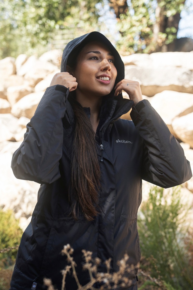 PARKA 3 EN 1 SKOLLEN MUJER NIRE NEGRO