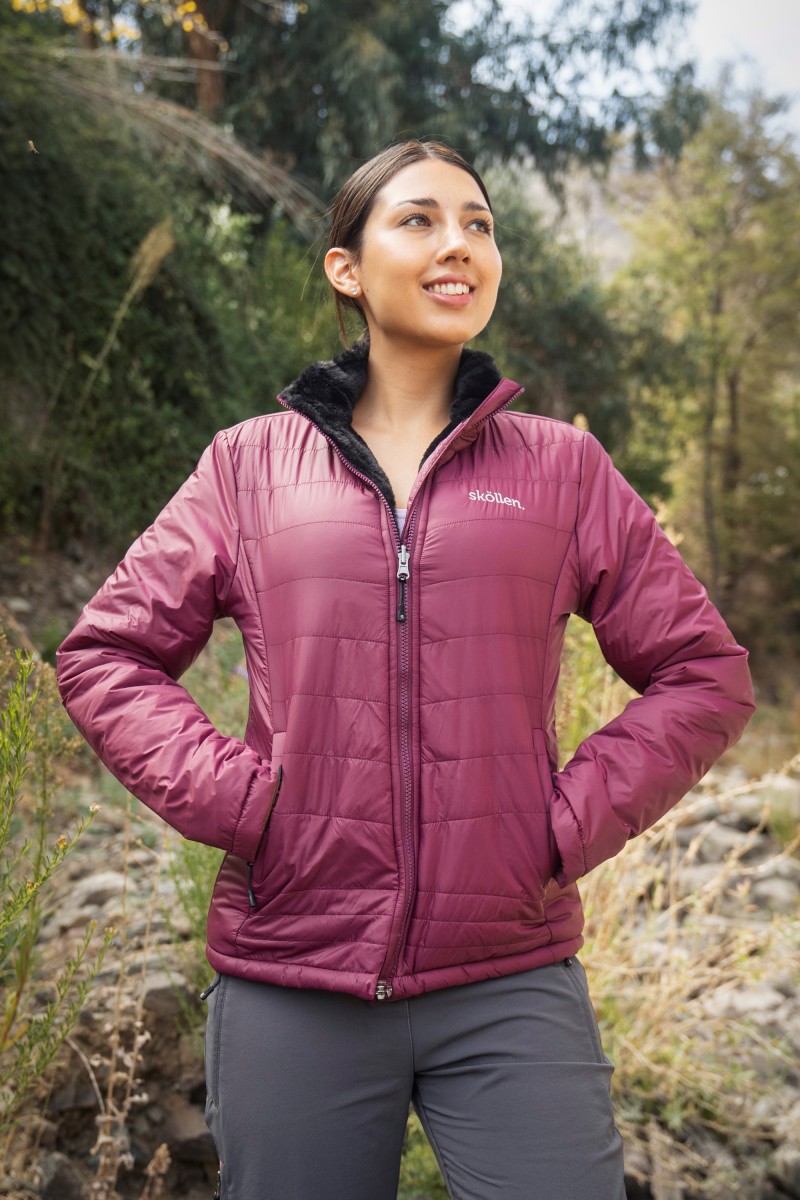 PARKA 3 EN 1 SKOLLEN MUJER NIRE MORADO