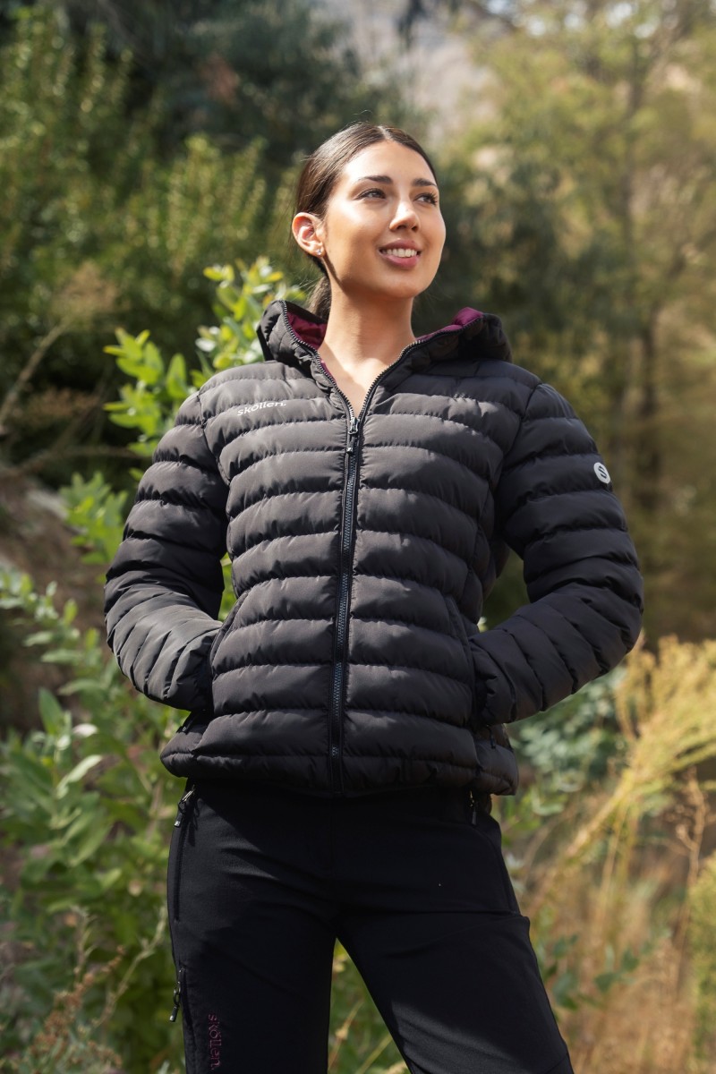 PARKA SKOLLEN MUJER PERUGIA NEGRO