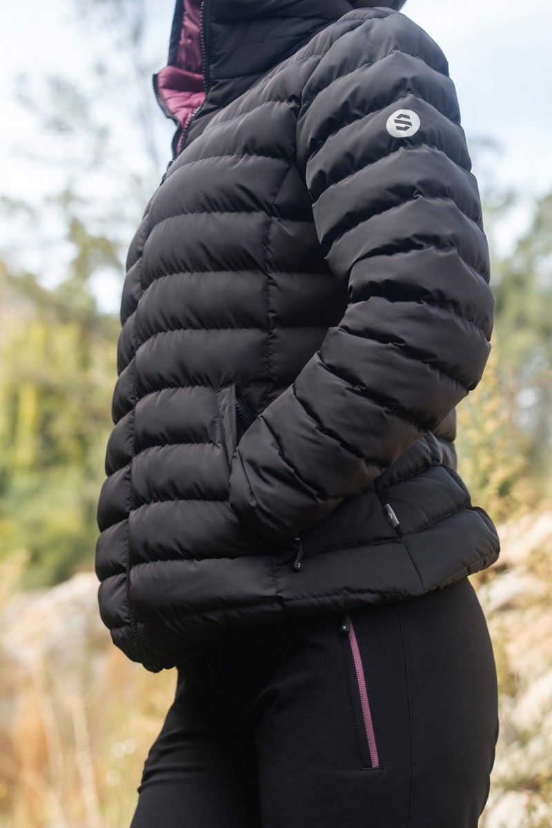 PARKA SKOLLEN MUJER PERUGIA NEGRO