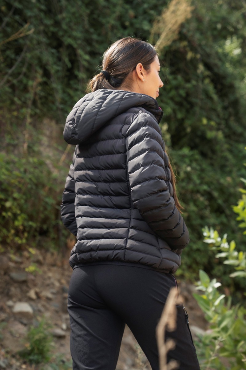 PARKA SKOLLEN MUJER PERUGIA NEGRO