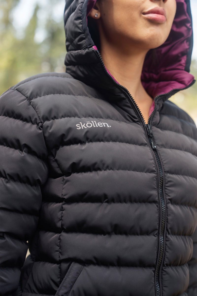 PARKA SKOLLEN MUJER PERUGIA NEGRO