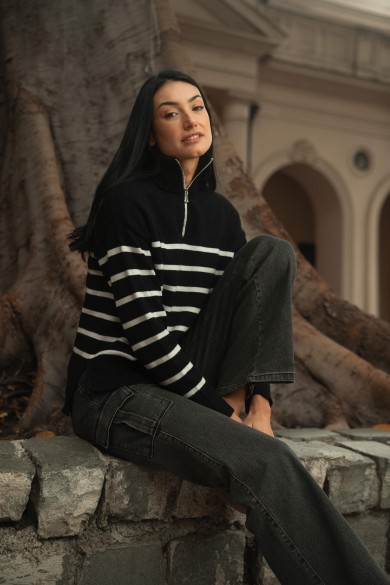 SWEATER ARYA MUJER ELENE NEGRO