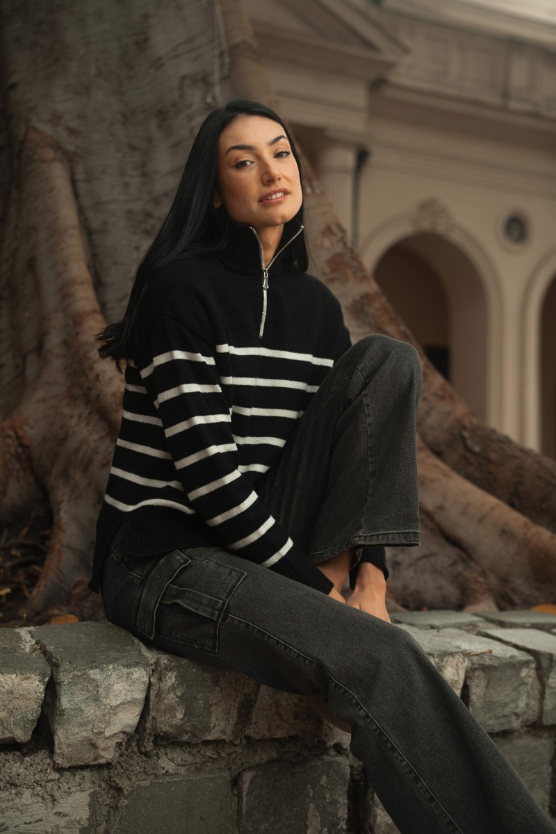 SWEATER ARYA MUJER ELENE NEGRO
