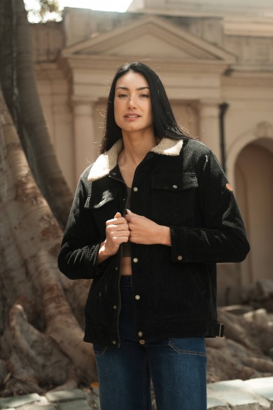 CHAQUETA ARYA MUJER CHARLOTTE NEGRO