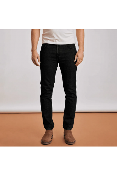 JEANS WRANGLER HOMBRE REGULAR STRAIGHT FIT NEGRO