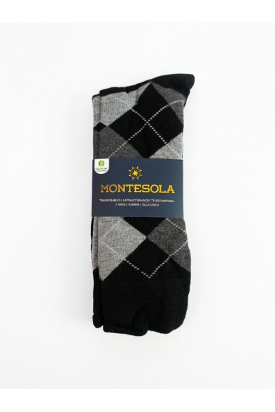 PACK 3 CALCETINES MONTESOLA HOMBRE FLAG