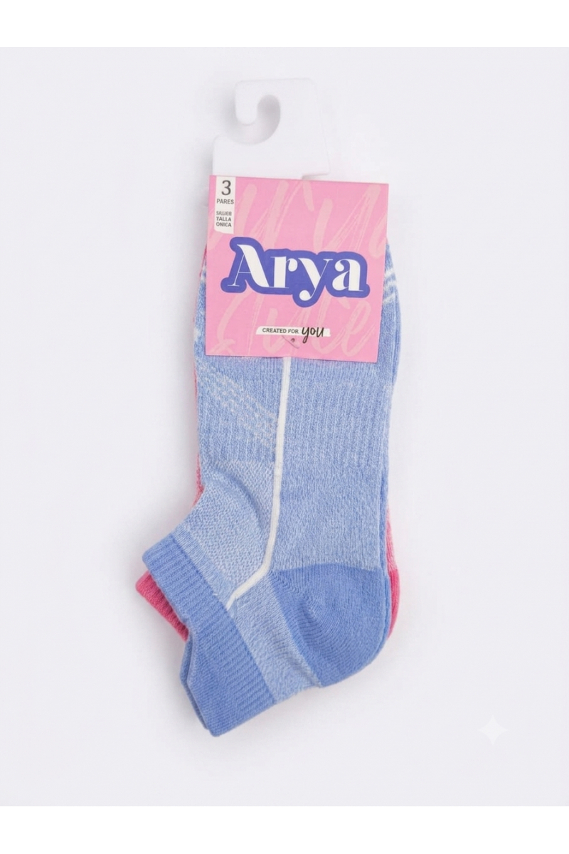 CALCETINES (3) ARYA MUJER MEDAL MULTICOLOR