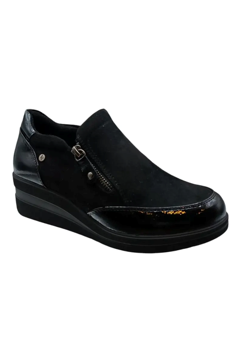 ZAPATO VIA ROSMINI MUJER PRIMULE NEGRO