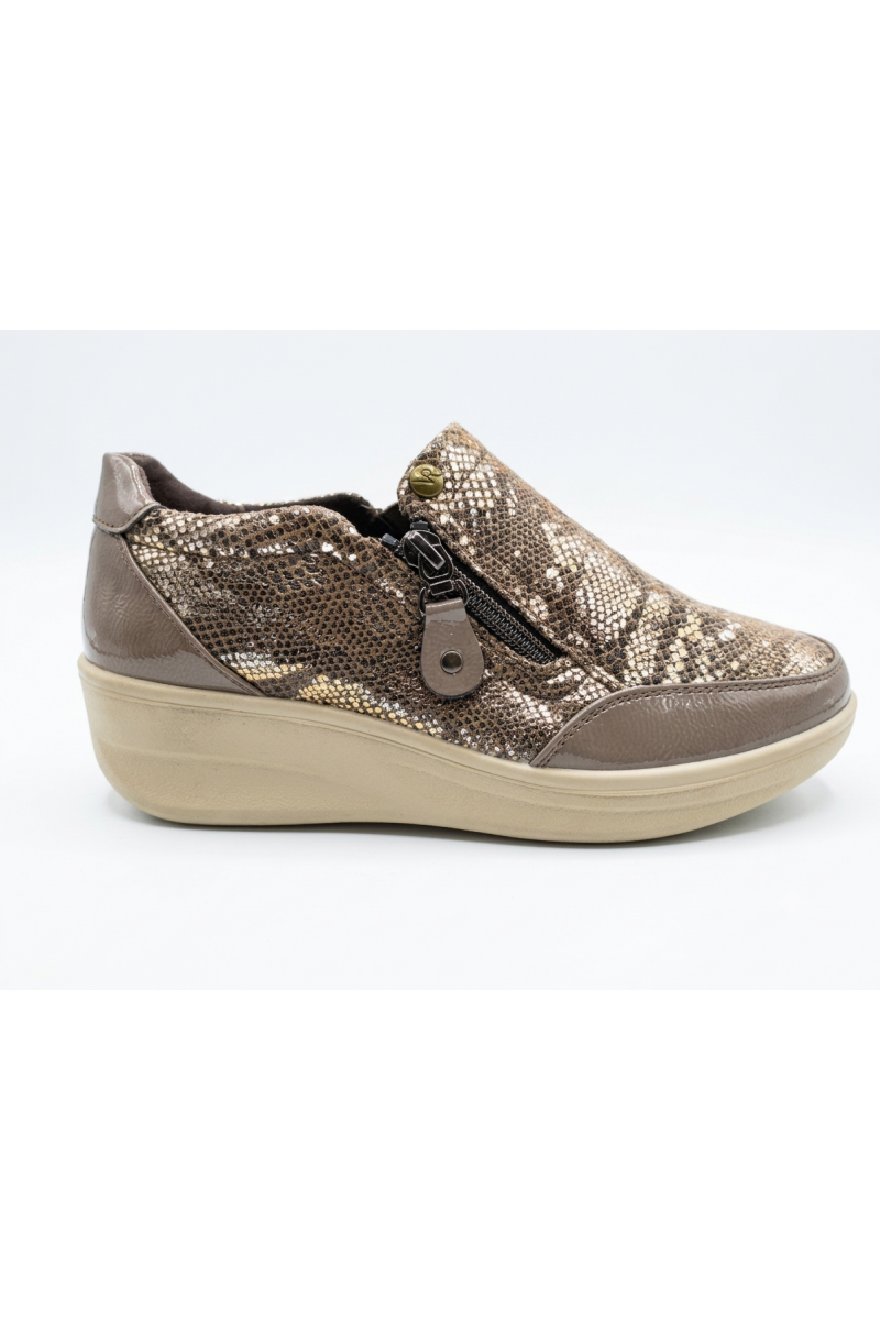 ZAPATO VIA ROSMINI MUJER CASCIA DARK TAUPE