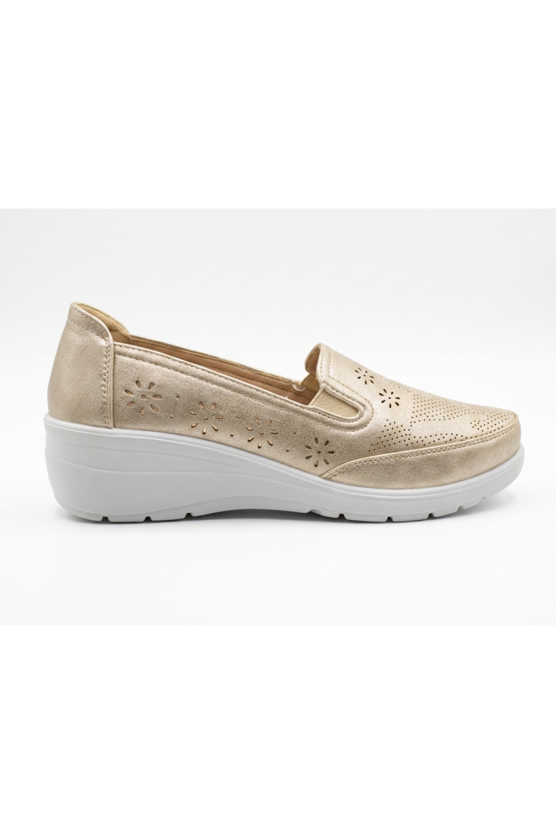 ZAPATO VIA ROSMINI MUJER BALLO GOLD