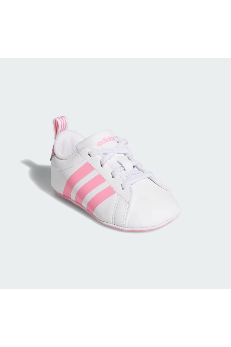 ZAPATILLA ADIDAS BEBE GRAND COURT BLANCO/ROSADO