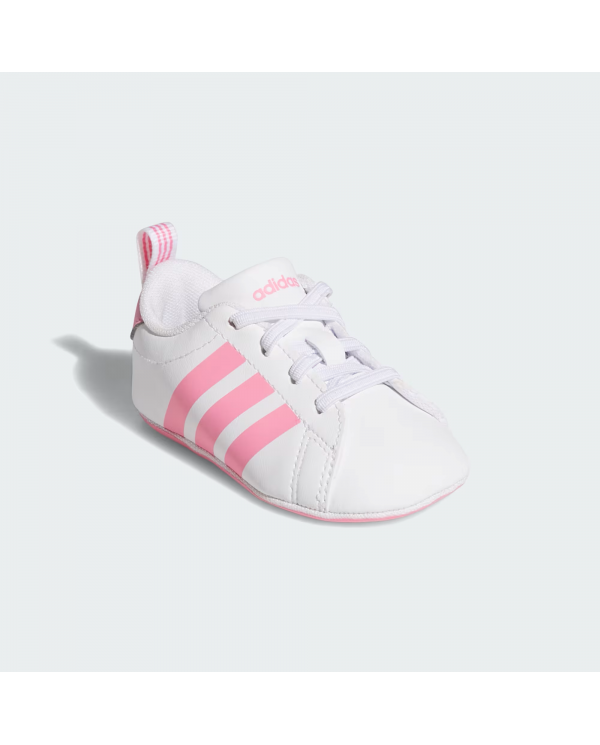 ZAPATILLA ADIDAS BEBE GRAND COURT BLANCO/ROSADO