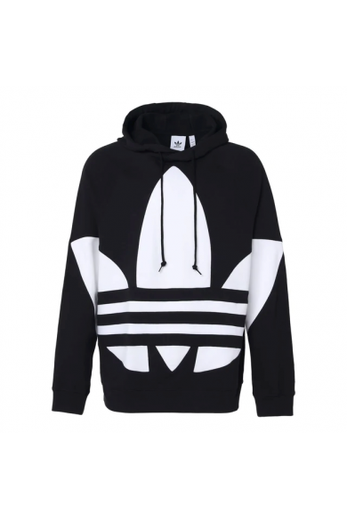 POLERON ADIDAS HOMBRE BIG TREFOIL NEGRO