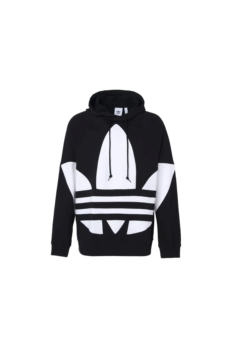 POLERON ADIDAS HOMBRE BIG TREFOIL NEGRO