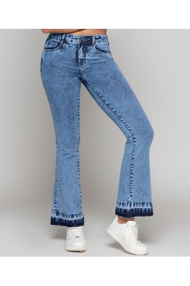 JEANS BEST WEST MUJER SIRENA CELESTE