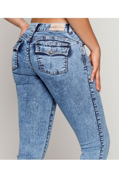 JEANS BEST WEST MUJER SIRENA CELESTE