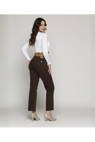 JEANS BEST WEST MUJER REBECCA CAFÉ