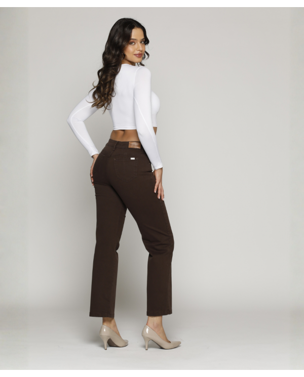 JEANS BEST WEST MUJER REBECCA CAFÉ