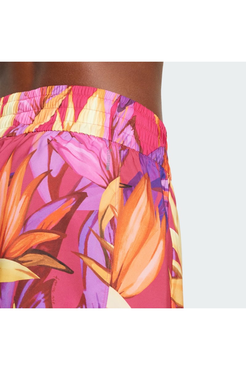 SHORT ADIDAS MUJER FARM RIO ROSADO/AMARILLO