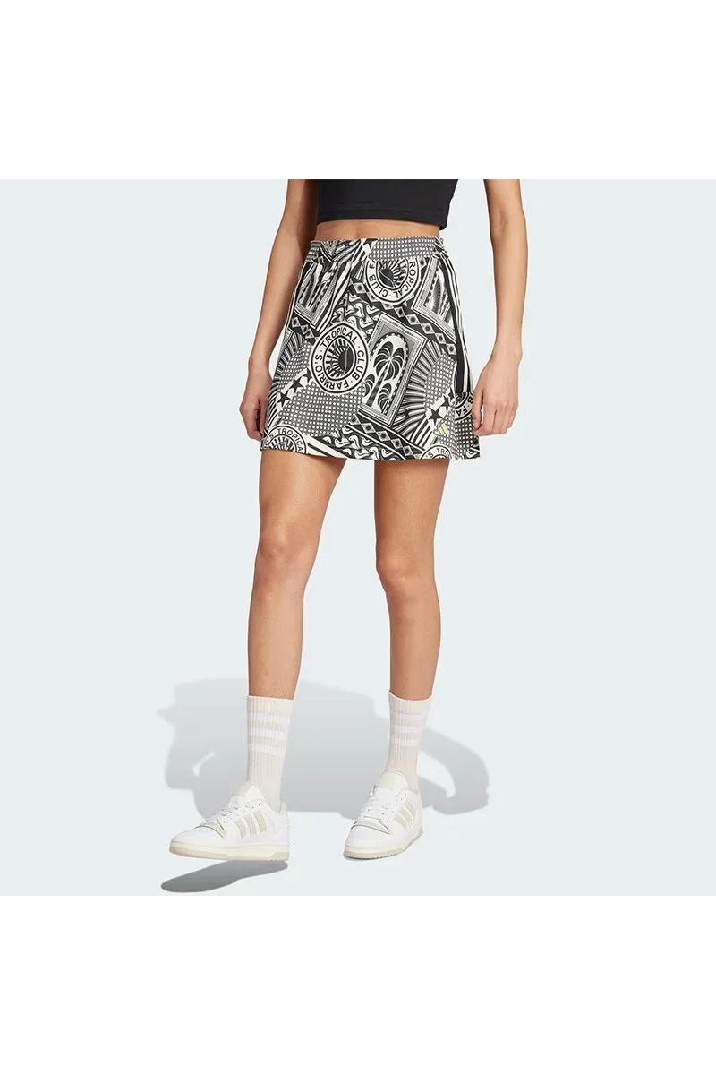 FALDA ADIDAS FARM SKIRT NEGRO/BLANCO