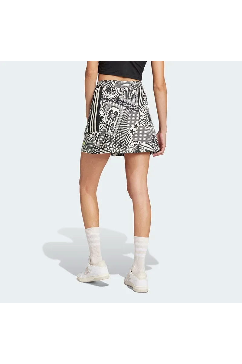 FALDA ADIDAS FARM SKIRT NEGRO/BLANCO