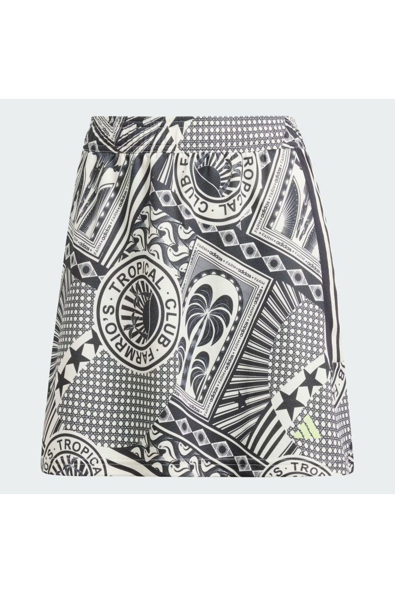 FALDA ADIDAS FARM SKIRT NEGRO/BLANCO
