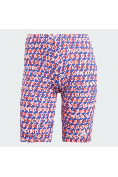 SHORT ADIDAS MUJER FIRM BIKE AZUL/ROJO
