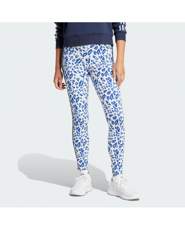 CALZA ADIDAS MUJER ANIMAL PRINT BLANCO