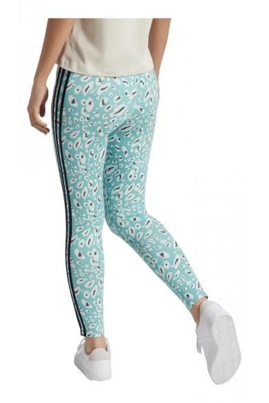 CALZA ADIDAS MUJER 3 STRIPES ANIMAL PRINT
