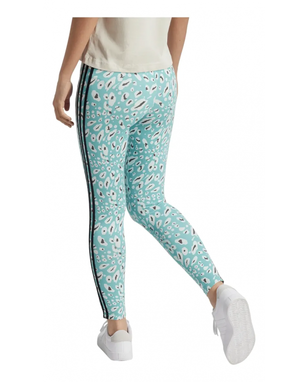 CALZA ADIDAS MUJER 3 STRIPES ANIMAL PRINT