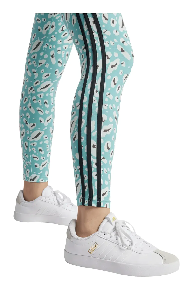 CALZA ADIDAS MUJER 3 STRIPES ANIMAL PRINT