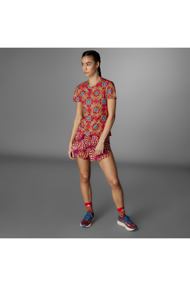 POLERA ADIDAS MUJER ADIZERO ROJO
