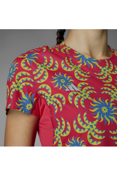 POLERA ADIDAS MUJER ADIZERO ROJO