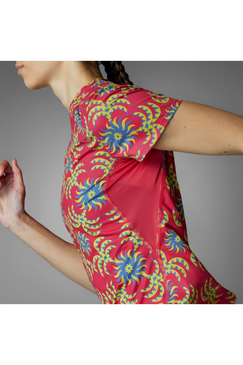 POLERA ADIDAS MUJER ADIZERO ROJO