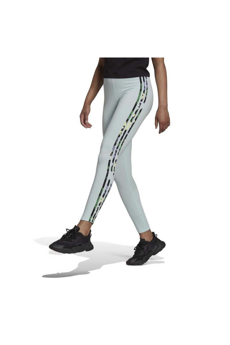 CALZA ADIDAS MUJER FLORAL MINT