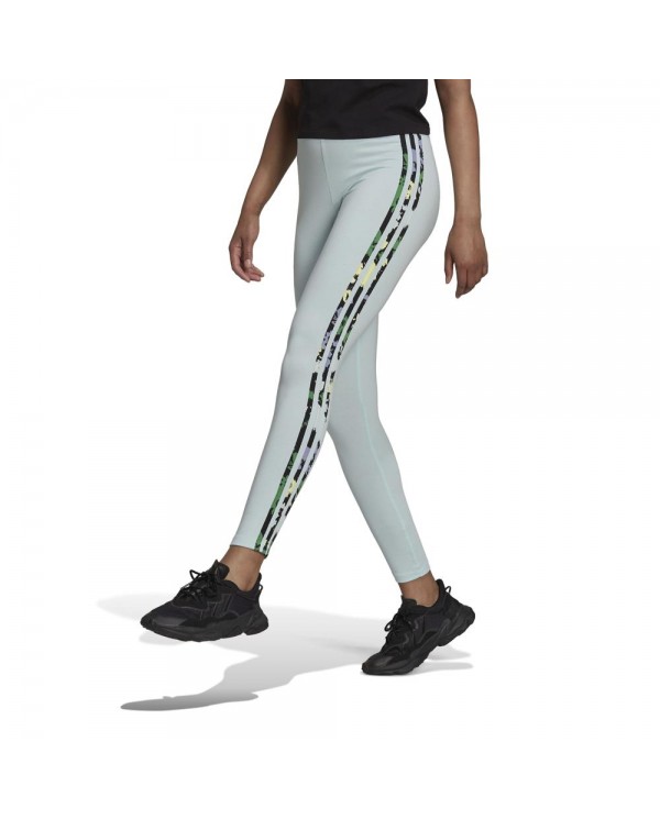 CALZA ADIDAS MUJER FLORAL MINT