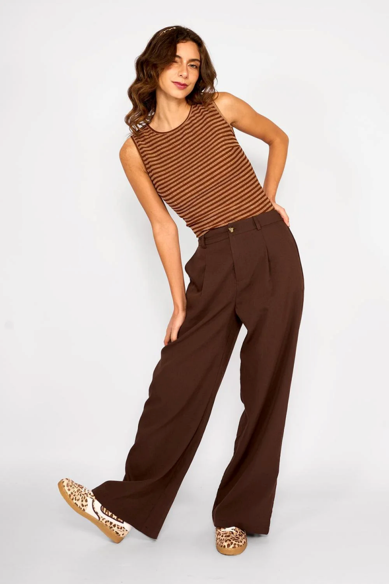 PANTALON ECLIPSE MUJER AMARA CAFÉ