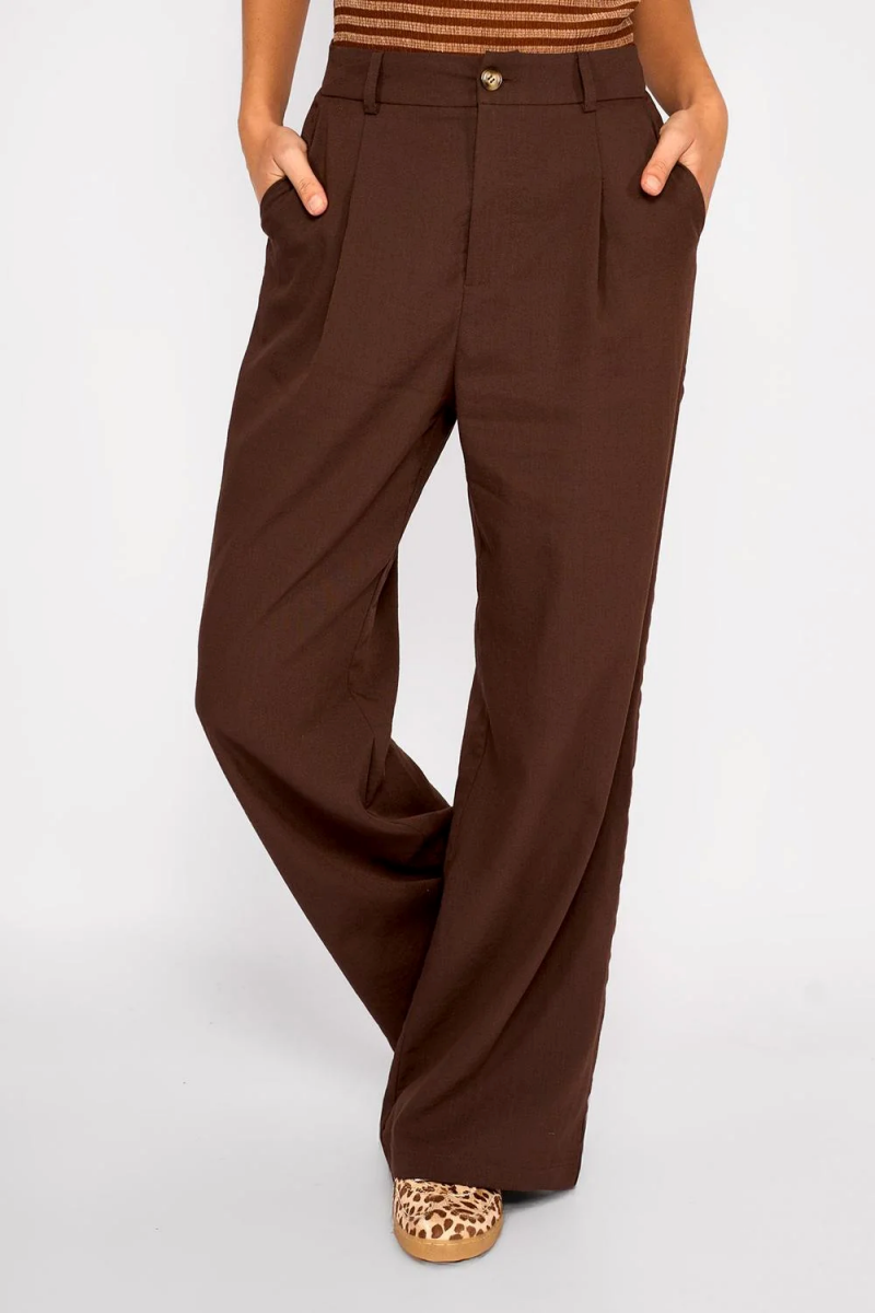 PANTALON ECLIPSE MUJER AMARA CAFÉ