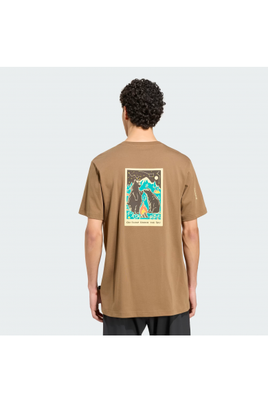 POLERA ADIDAS HOMBRE TERREX CAMPER CAFÉ