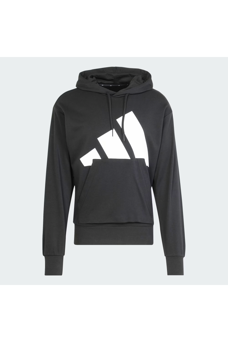POLERON ADIDAS HOMBRE CON CAPUCHA ESSENTIALS NEGRO