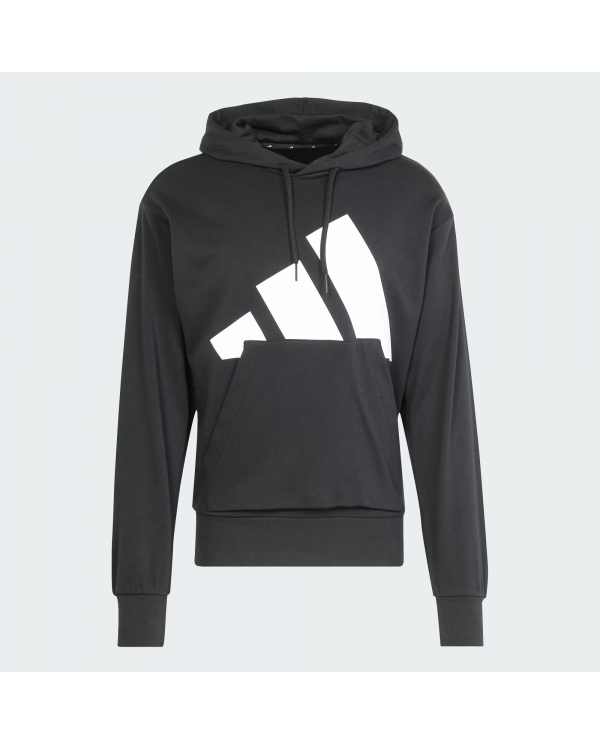POLERON ADIDAS HOMBRE CON CAPUCHA ESSENTIALS NEGRO